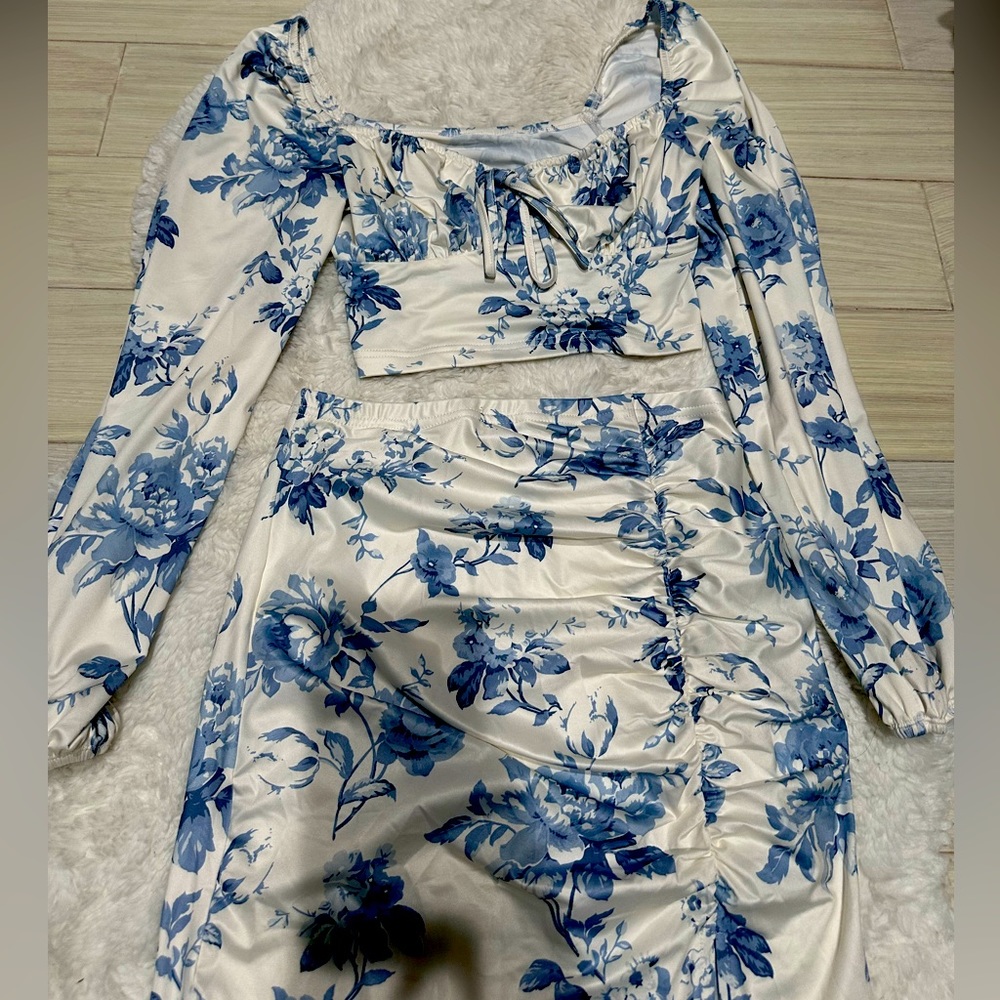 Cider two piece skirt set